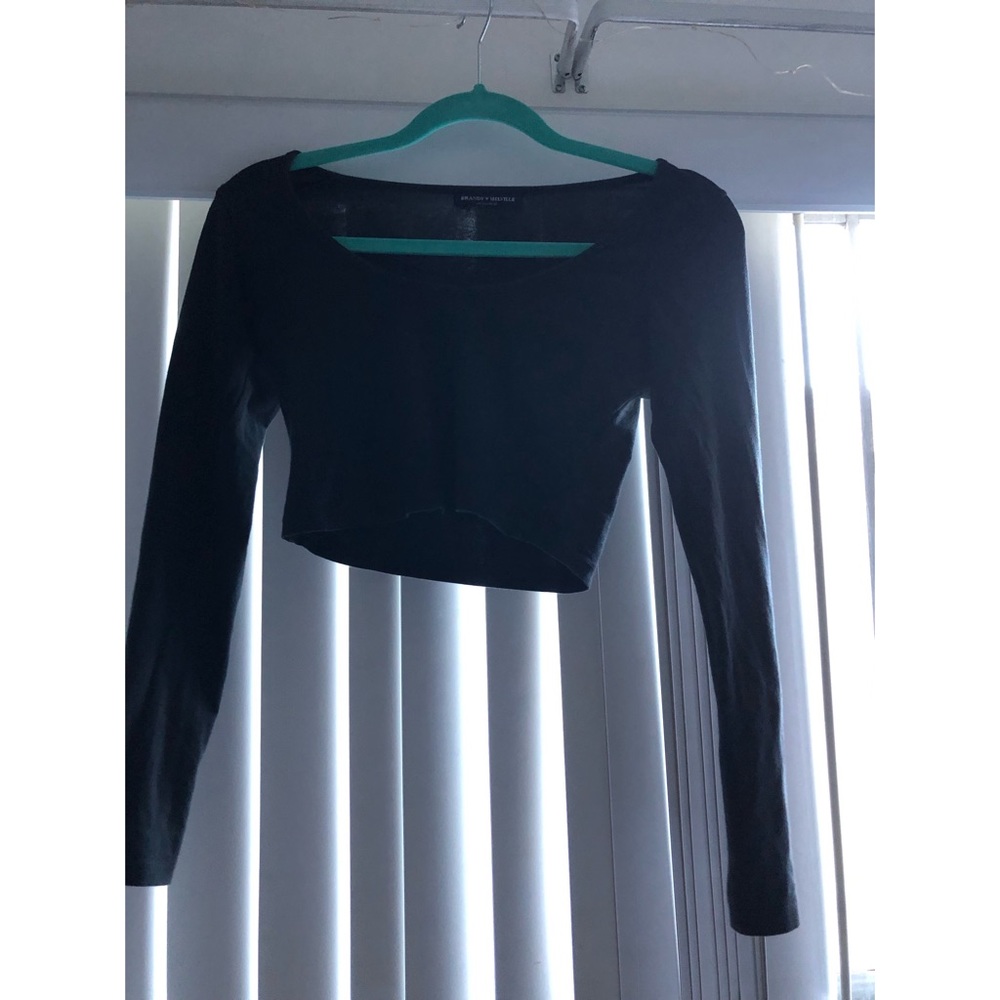 Navy blue brandy Melville top.